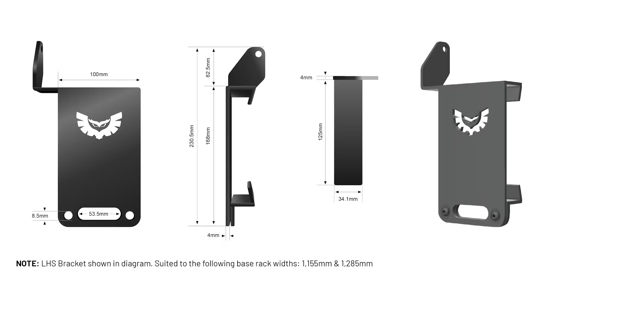 STEDI Light Bar Bracket | ARB Base Rack